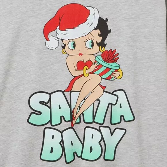 ❤️NWT VINTAGE TORRID TEE - BETTY BOOP  SANTA BABY - CHRISTMAS HOLIDAY PLUS SIZE - Picture 2 of 11